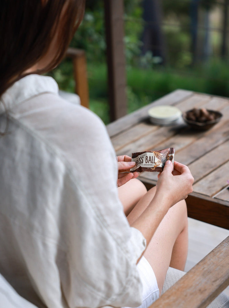 Chocolate bliss balls with antioxidants and micronutrients