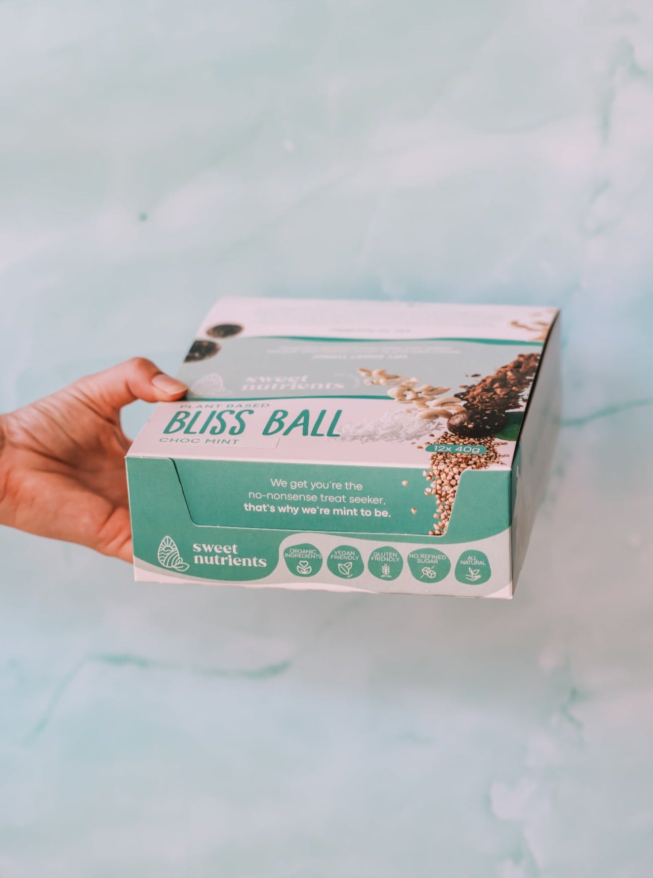 Box of 12 Balls  |  Choc Mint Bliss Balls Sweet Nutrients